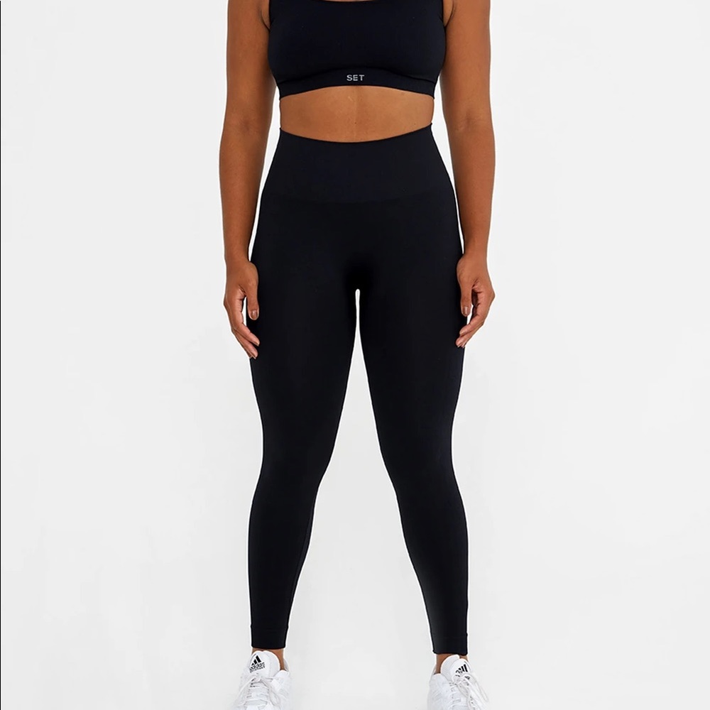 SETactive SCULPTFLEX™ LEGGINGS - ONYX sz XS